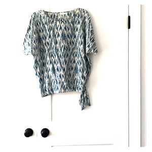 Silk boho top